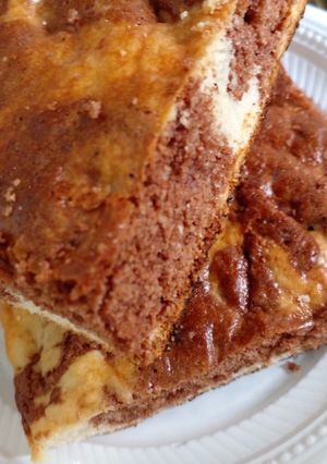 Una foto de Masitas budín marmoleado