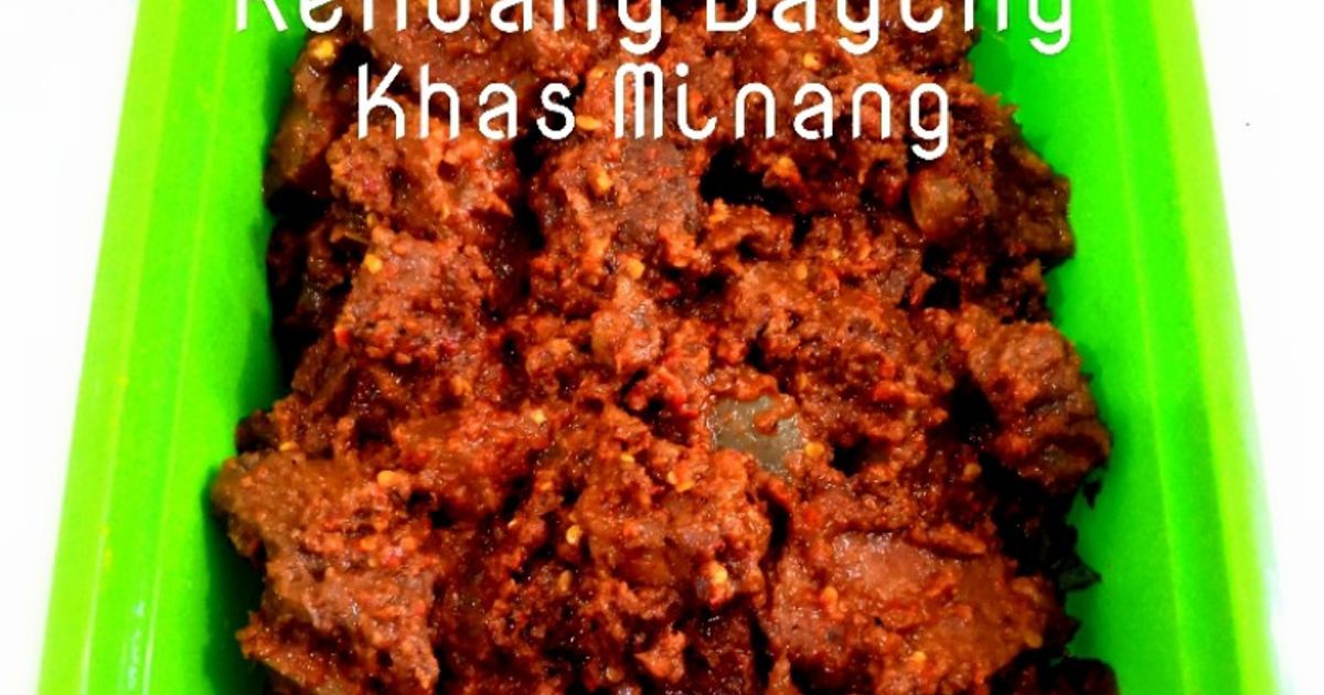 Rendang Daging Khas Minang