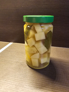 Fermentált burgonya sült burgonya-héjjal recept fotója
