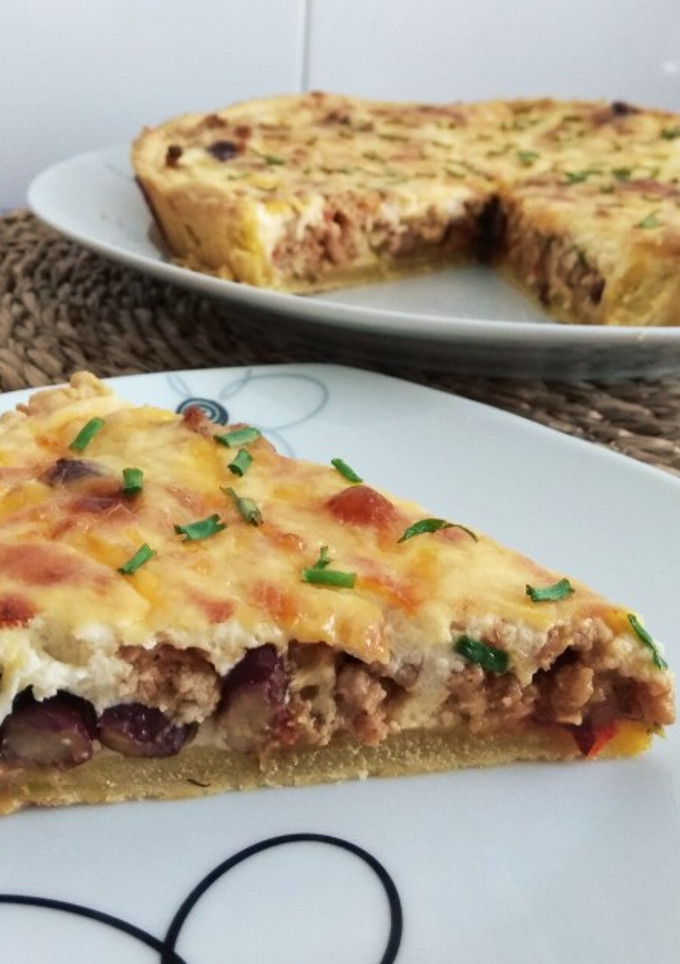 Una foto de Quiche "burrito"