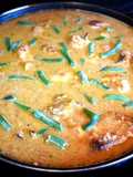 Arroz Bomba con pollo al cúrcuma