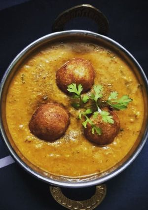 A picture of Malai Kofta.