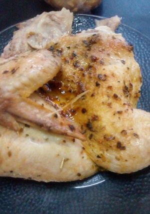 Una foto de Pollo al horno