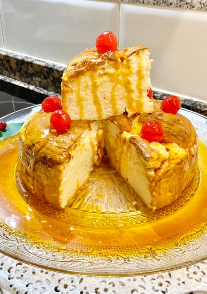 Una foto de Pastel de claras y leche condensada