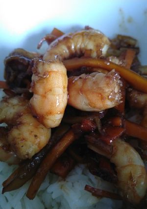 Une photo de Crevette Sauce kung pao