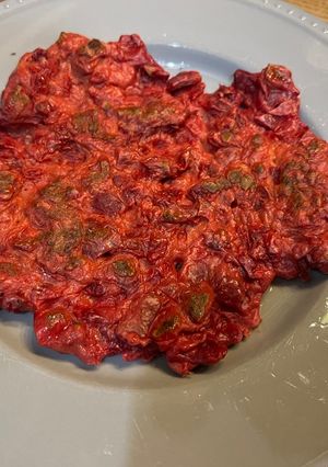 蜂蜜火龍果皮鬆餅 的食譜成品照片