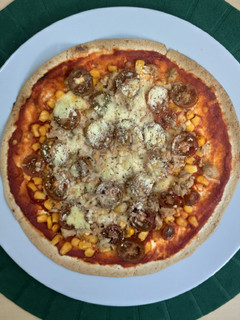 Una foto de Pizza con base de fajitas