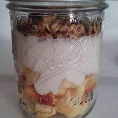 A picture of Apple Pie Yogurt Parfait.