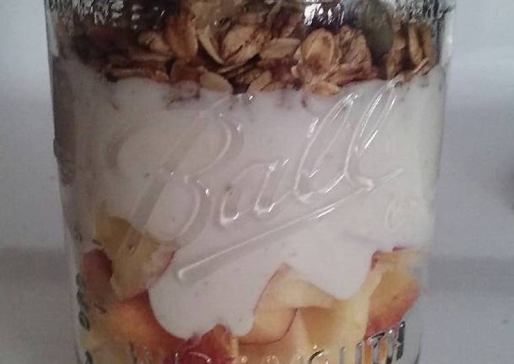 Recipe of Super Quick Homemade Apple Pie Yogurt Parfait