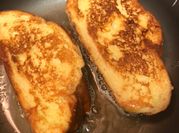 A picture of french toast without milk
