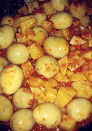 Foto resep Sambal goreng kentang telur puyuh