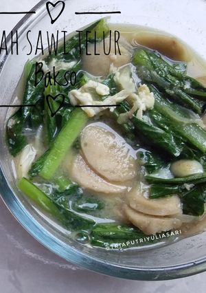 Foto resep Cah Sawi Telur Bakso
