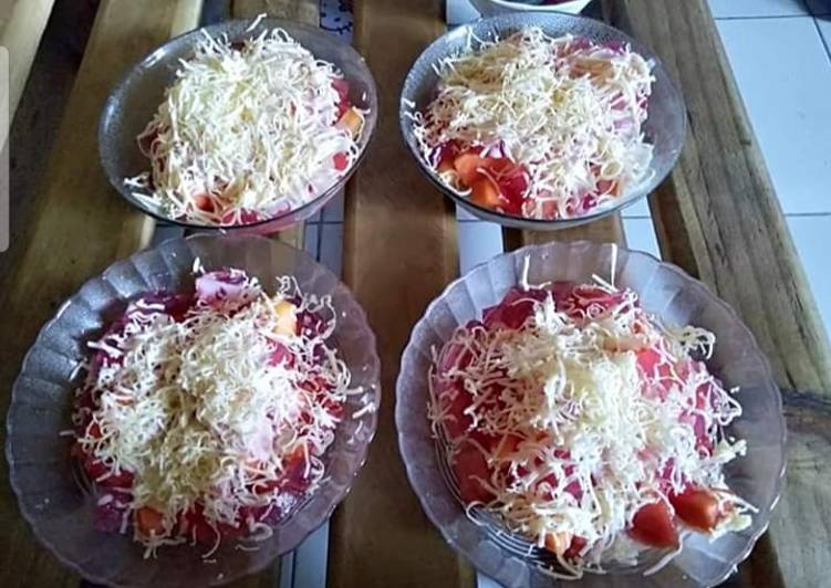 Resep masakan Salad buah ekonomis | Cara Bikin Salad buah ekonomis Yang Sempurna