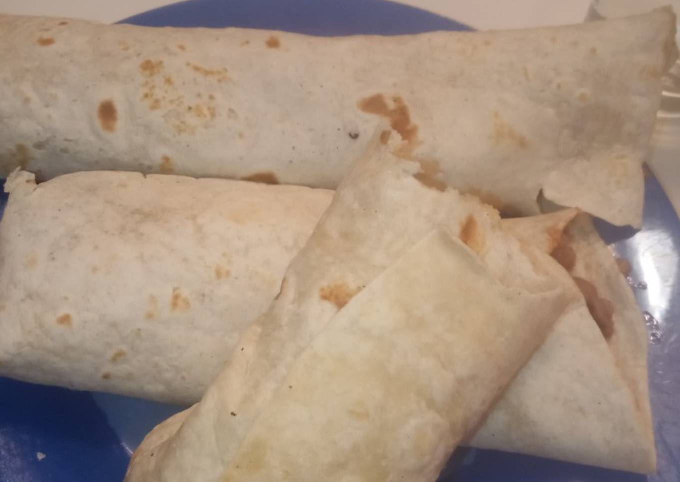 Burritos de carne picada y bacon
