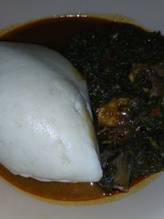 A picture of Miyan ganye.