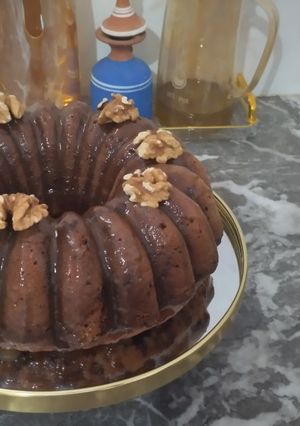 صورة لوصفة كيك بمذاق الكراميل