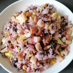 Charsiu Sauce Fried Rice A picture of Charsiu Sauce Fried Rice.