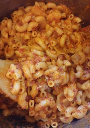 Foto resep Easy Cheezy Bolognese Macaroni Pasta