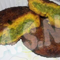A picture of Matar Tikki (Green Peas paties).