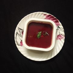 Beetroot_tomato_rasam/saaru A picture of Beetroot_tomato_rasam/saaru.