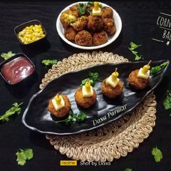 A picture of Corn Cheese Balls.