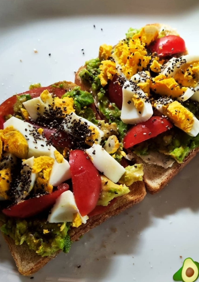 Φωτογραφία της συνταγής Super open toast αβοκαντένιο πρωινό 🥑🥑