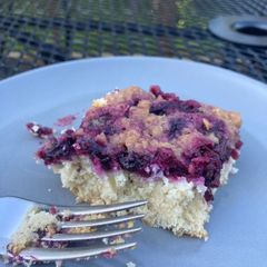A picture of Blueberry buckle 🫐.