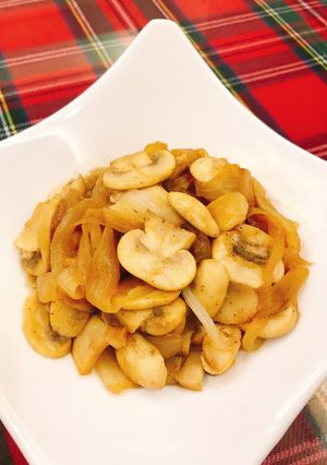 焦糖洋蔥炒洋菇 的食譜成品照片