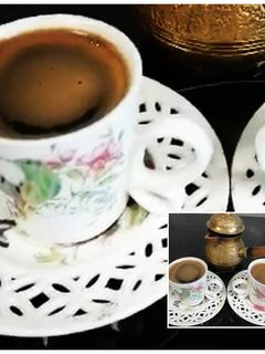 صورة لوصفة قهوه تركيه مع سكر (عصمليه)