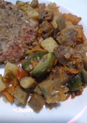 Una foto de Verduras al horno