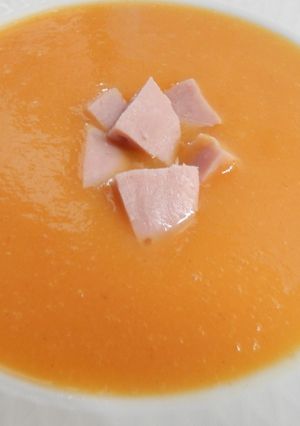 Foto principal de Crema de calabaza y mango