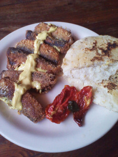 Una foto de Tacos de sardinas fritas