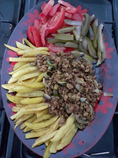 عکسی از دستور سیب زمینی و قارچ