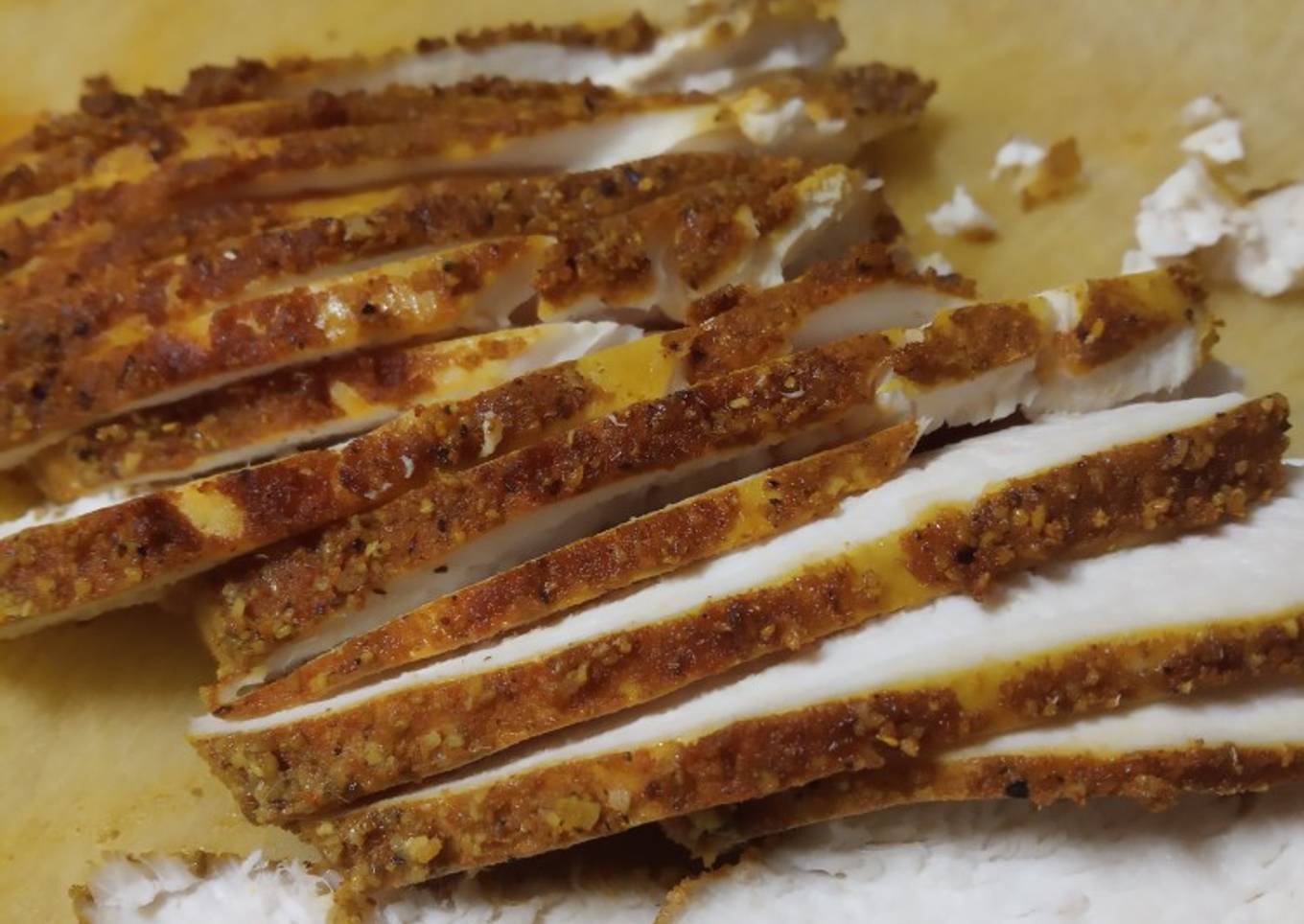 Pechuga adobada al horno