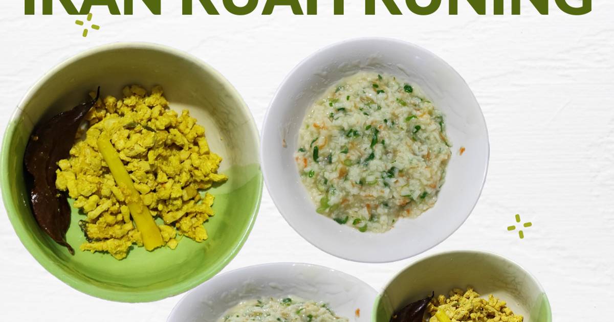 Resep Mpasi 8m Bubur Sayur Ikan Kuah Kuning Oleh Richenly Tutupary