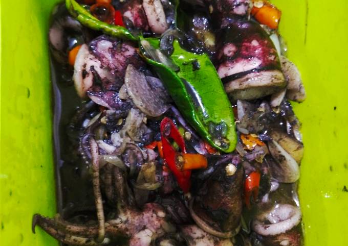 Resep Cumi Hitam Pedas Masak Simple Oleh Vianna Anna Cookpad