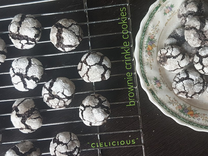 Resep Brownie Crinkle Cookies yang Enak