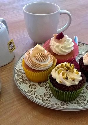 Une photo de Cupcake Vanille