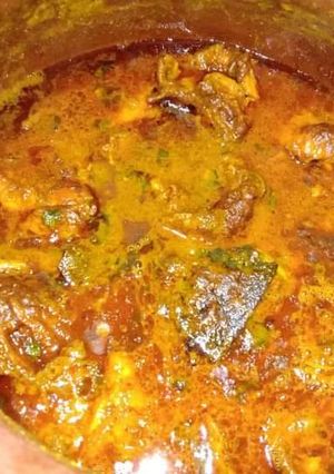 A picture of Handi Mutton.