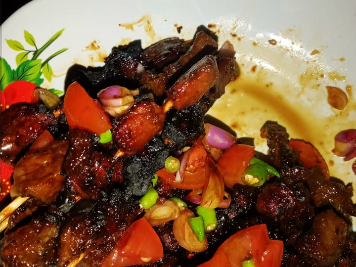 Standar Bagaimana cara memasak Bumbu Bakar Sate Daging Sapi sajian Idul Fitri dijamin nikmat