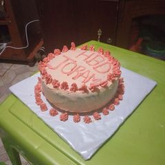 A picture of Simple and easy vanilla cake.