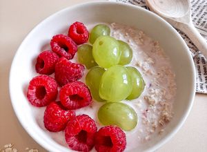 Foto resep Raspberry Grape Oats