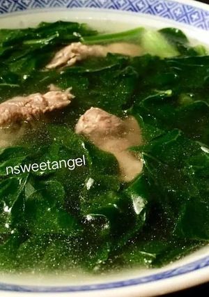 Foto resep Sup ayam cah kailan