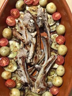 Una foto de Chuletas de cordero lechal