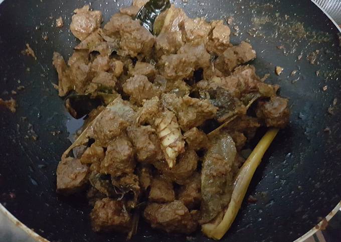 Resep Rendang ati sapi yang Lezat