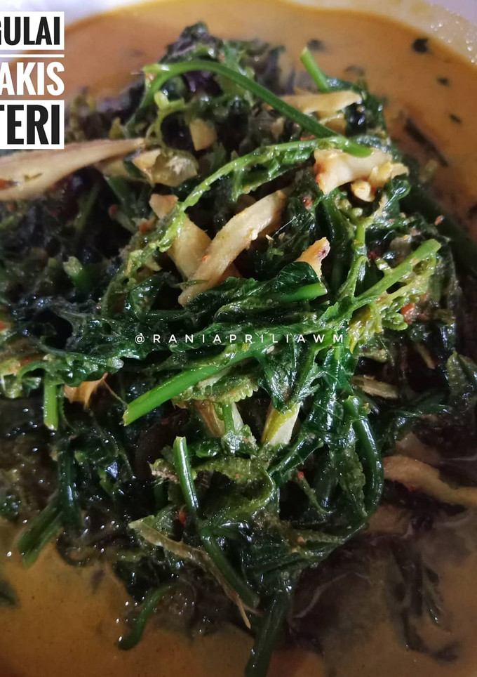Foto resep Gulai Pakis Ikan Teri