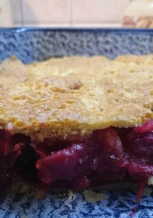 Mama meggyes pitéje recept fotója