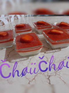 صورة لوصفة باناكوتا بالفراولة 🍓