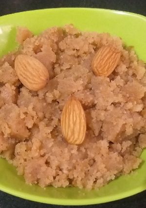 A picture of Suji Halwa.