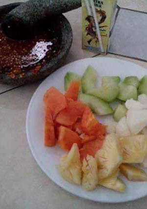 Foto resep Rujak Buah sederhana